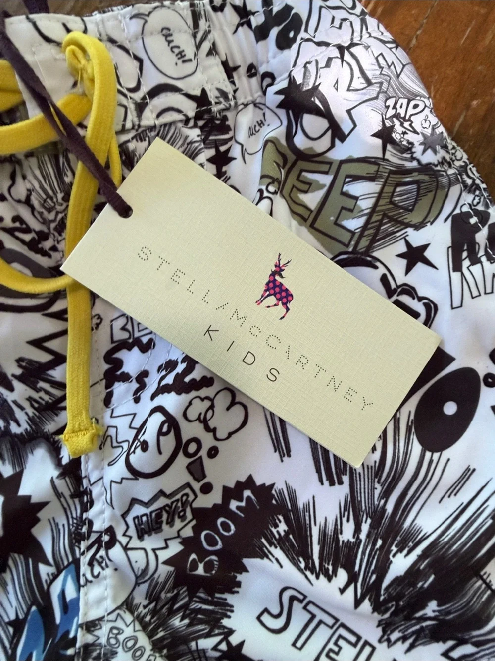 Stella McCartney Kids Graphic Comic Swim Suit and matching pajamas - Brand new